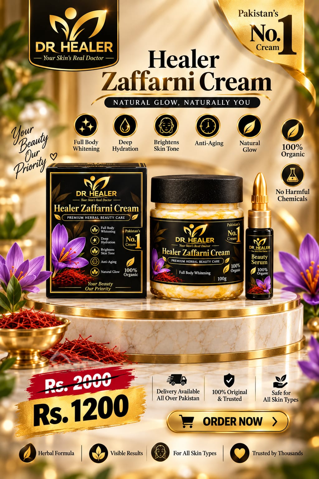 Healer Zafrani Cream